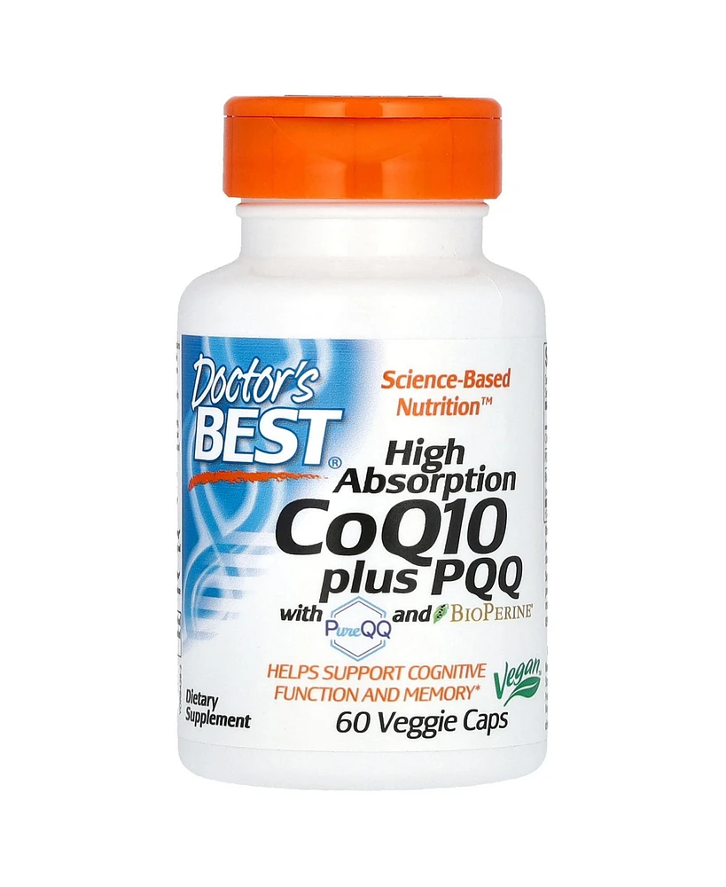 Doctor's Best High Absorption CoQ10 Plus Pqq