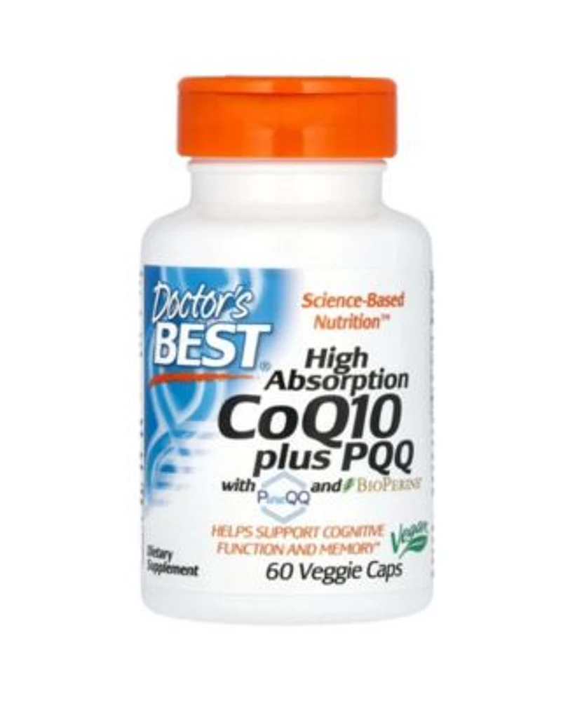 Doctors Best High Absorption Coq10 Plus Pqq 60 Veggie Caps