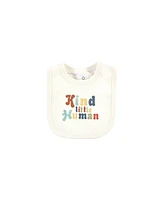 Hudson Baby Baby Boys Cotton Bodysuit, Pant and Bib Set