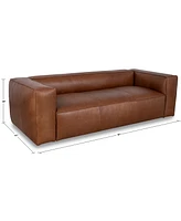 Rutherford Home Amalfy 97" Leather Sofa