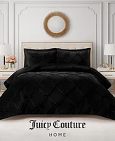 Juicy Couture Kiss Pleat Plush -Pc. Comforter Set