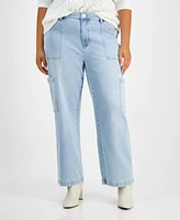 And Now This Trendy Plus Utility Jeans