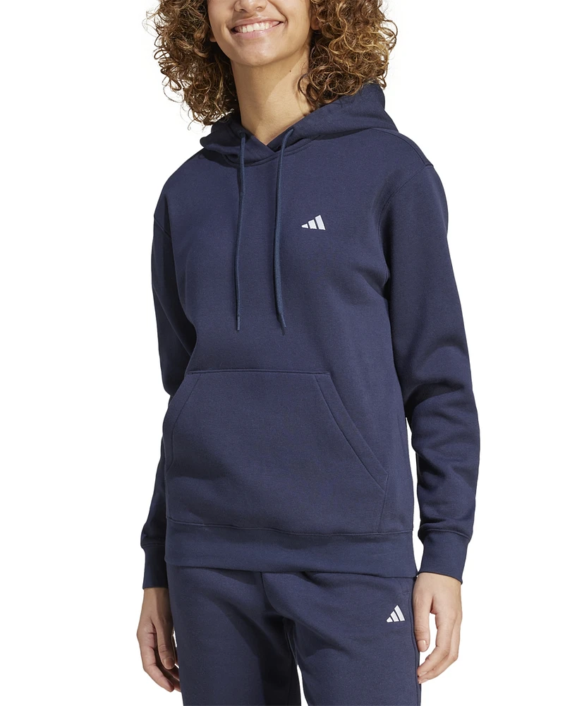 adidas Women's Logo Feel Cozy Hooded Sweatshirt