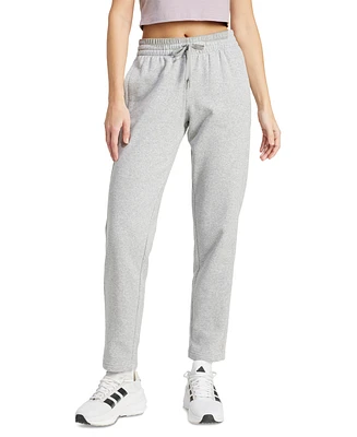 adidas Women's Feel Cozy Small Logo Fleece Sweatpants