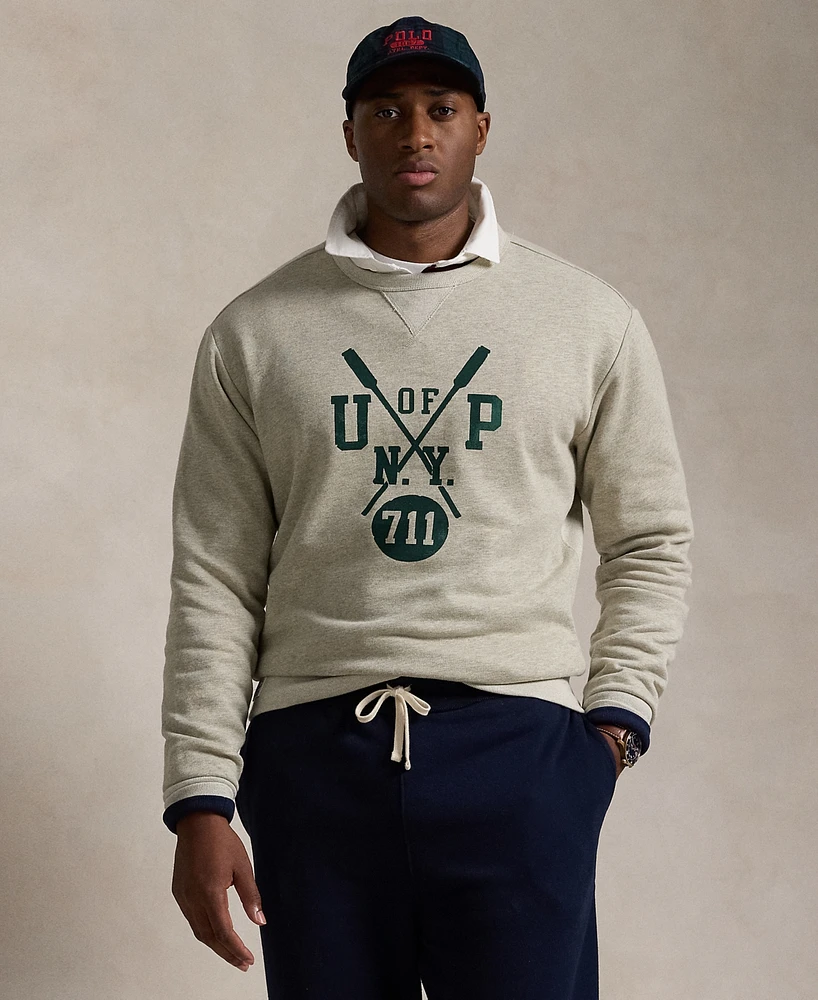 Polo Ralph Lauren Men's Big & Tall Slub Fleece Graphic Sweatshirt