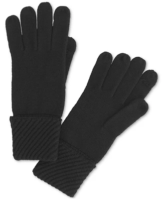 Calvin Klein Chunky Rib Knit Gloves