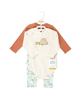 Hudson Baby Girls Long-Sleeve Bodysuits and Pants