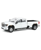 Greenlight Collectibles 1/64 2022 Gmc Sierra 3500 Denali Dually, White Frost, Karson Diecast