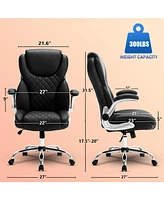 Simplie Fun Ergonomic Mesh Office Chair with Adjustable Height, Armrests, and Rocking