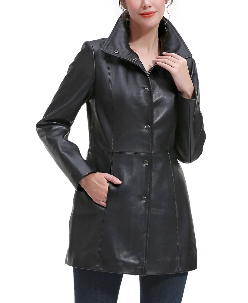 Bgsd Women's Rosie Leather Coat