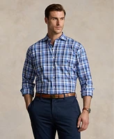 Polo Ralph Lauren Men's Big & Tall Plaid Stretch Poplin Shirt