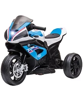 Aosom Off-Road Kids Motorcycle Ride-on Toy for Toddlers & Ages 1.5 to 5, Electric Blue