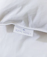 Royal Velvet Year Round White Goose Nano Down and Feather Blend Comforter