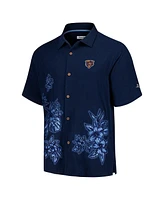 Tommy Bahama Men's Navy Chicago Bears Hibiscus Camp Button-Up Shirt