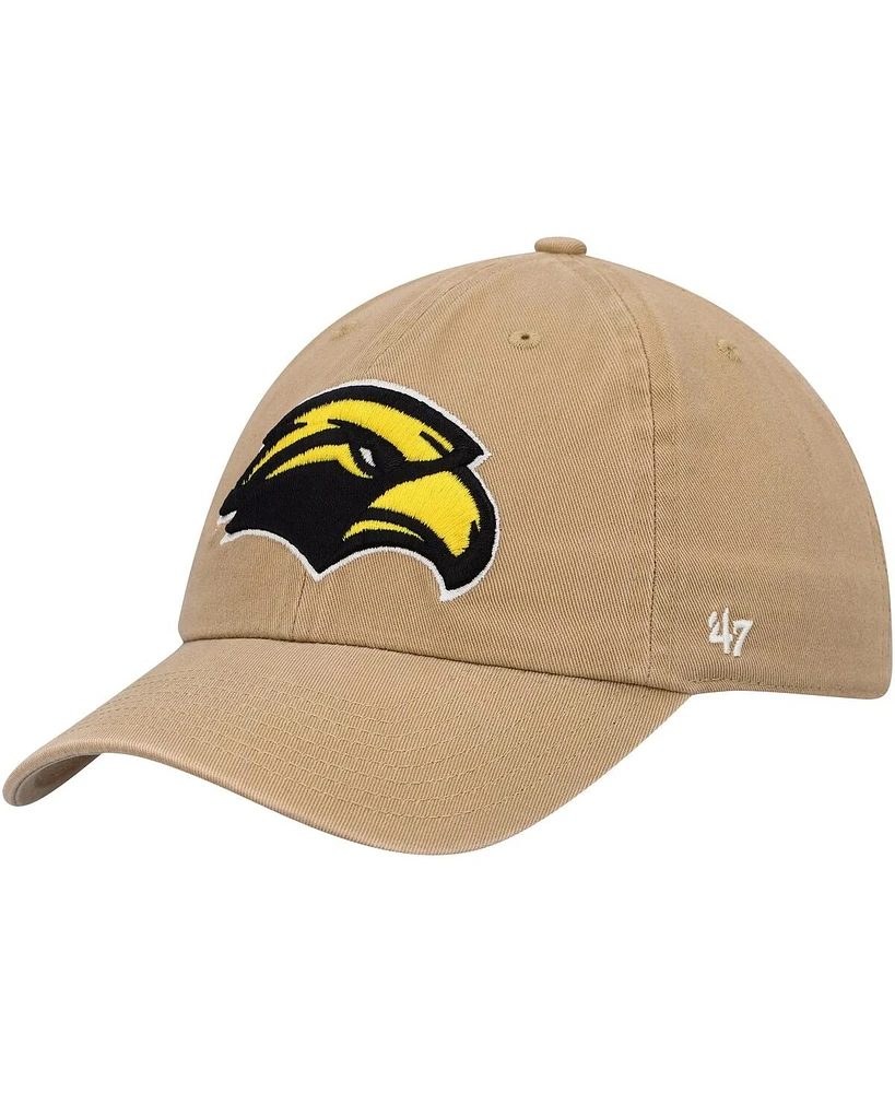 '47 Brand Men's Khaki Southern Miss Golden Eagles Clean Up Adjustable Hat