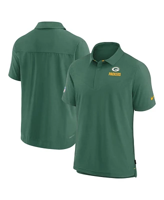 Nike Men's Green Bay Packers Sideline Lockup Performance Polo Shirt