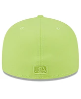 New Era Men's Neon Green Chicago White Sox 2023 Spring Color Basic 59FIFTY Fitted Hat