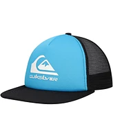 Quiksilver Men's Blue/Black Foamslayer Trucker Snapback Hat