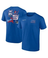 Fanatics Men's Royal New York Giants Split Zone T-Shirt