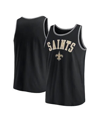 Fanatics Men's Black New Orleans Saints Bet Tank Top