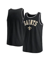 Fanatics Men's Black New Orleans Saints Bet Tank Top