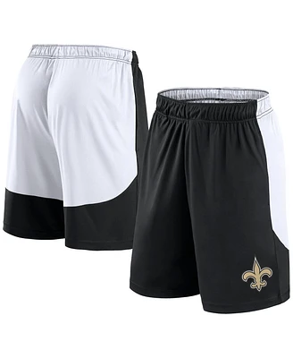 Fanatics Men's Black/White New Orleans Saints Go Hard Shorts