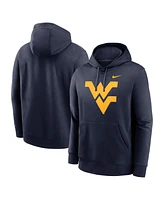 Nike Men's Navy West Virginia Mountaineers Primetime Evergreen Club Fleece Pullover Hoodie