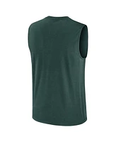 Nike Men's Green Michigan State Spartans Primetime Legend Lock Up Performance Muscle Tank Top