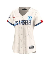 Nike Women's Clayton Kershaw Cream Los Angeles Dodgers 2024 City Connect Limited Player Jersey