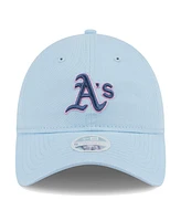 New Era Women's Oakland Athletics Multi Light Blue 9TWENTY Adjustable Hat