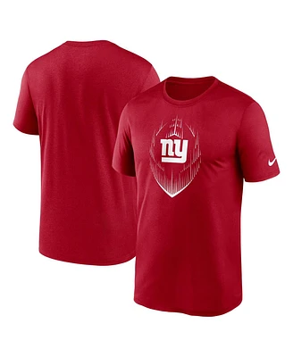 Nike Men's Red New York Giants Primetime Legend Icon Performance T-Shirt