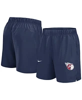 Nike Men's Navy Cleveland Guardians Woven Victory Performance Shorts