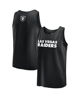 Fanatics Men's Black Las Vegas Raiders Elements Tank Top