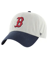 '47 Brand Men's Gray/Navy Boston Red Sox Sure Shot Classic Franchise Fitted Hat