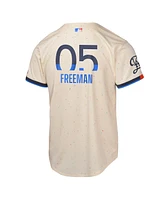 Nike Big Boys and Girls Freddie Freeman Cream Los Angeles Dodgers 2024 City Connect Limited Player Jersey