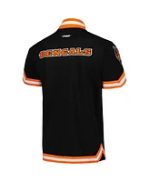 Pro Standard Men's Black Cincinnati Bengals Classic Warm-Up Short Sleeve Full-Snap Jacket