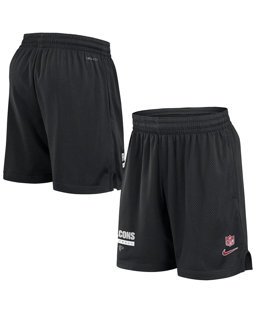 Nike Men's Black Atlanta Falcons 2024 Sideline Performance Mesh Shorts