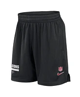 Nike Men's Black Atlanta Falcons 2024 Sideline Performance Mesh Shorts