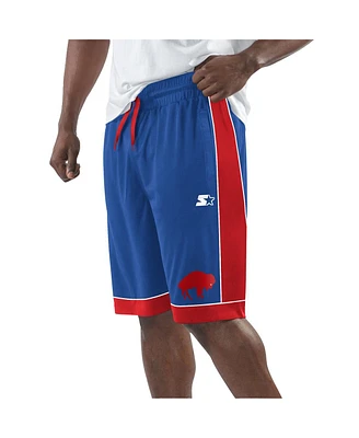 Starter Men's Royal/Red Buffalo Bills Vintage-like Fan Favorite Shorts