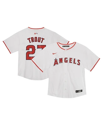 Nike Toddler Mike Trout White Los Angeles Angels Game Jersey