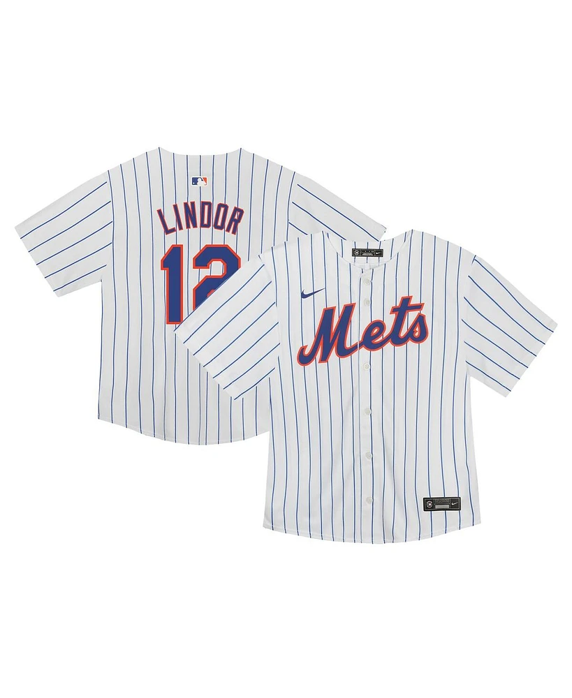 Nike Baby Francisco Lindor White New York Mets Game Jersey