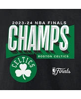 Fanatics Men's Black Boston Celtics 2024 Nba Finals Champions Big Tall Pick Roll Defense T-Shirt