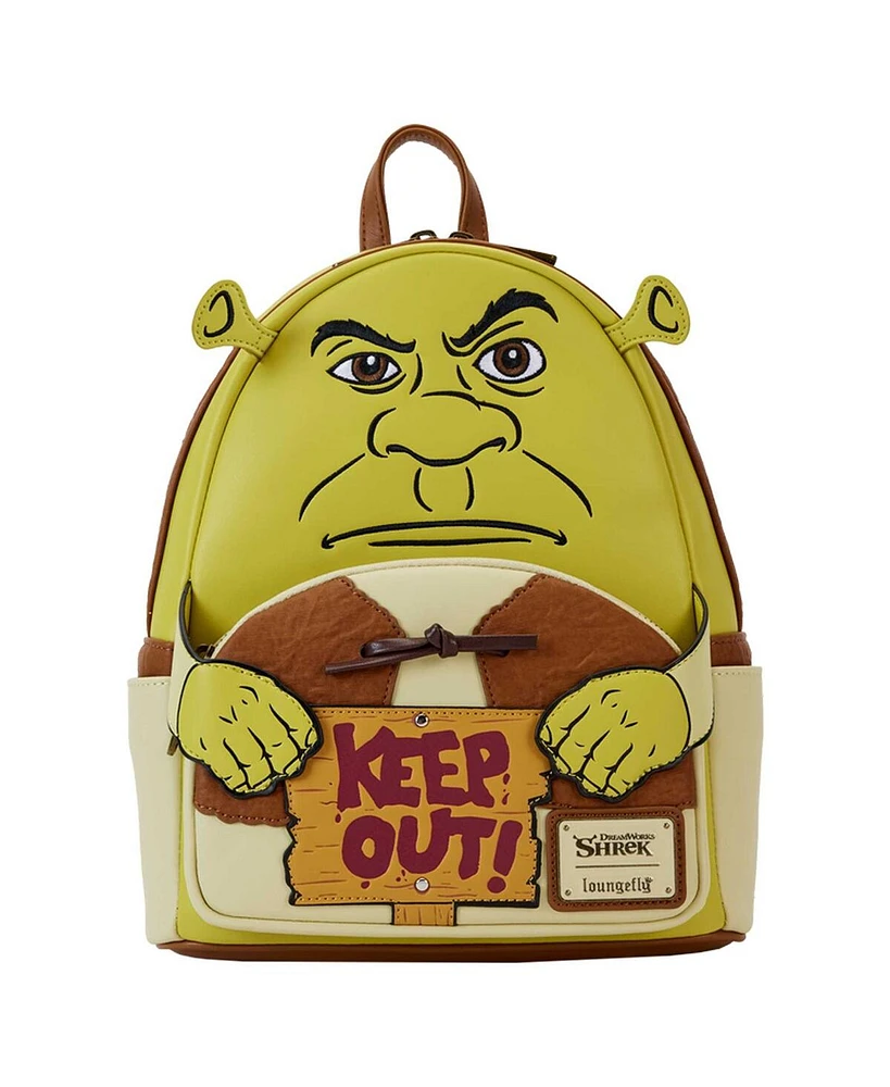 Loungefly Shrek Keep Out Mini Backpack