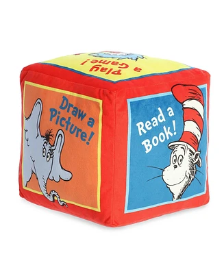 Aurora Medium Dr. Seuss Activity Roll 'Em Dr. Seuss Whimsical Plush Toy Multicolor 10.5"