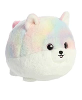 Aurora Medium Pom Teddy Pets Playful Plush Toy Rainbow 10"