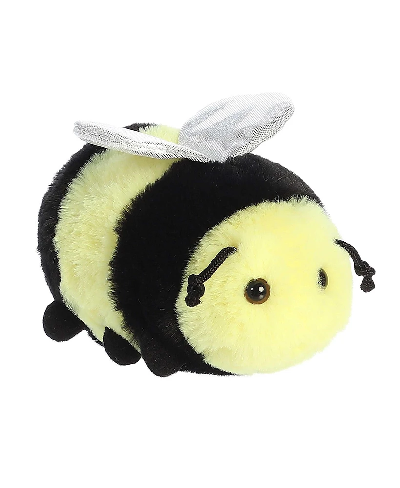 Aurora Small Beeswax Bee Mini Flopsie Adorable Plush Toy Yellow 8"