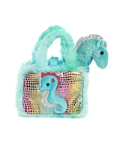 Aurora Small Seahorse Fancy Pals Fashionable Plush Toy Multicolor 7"