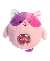 Aurora Mini Love Cat Shaker Playful Plush Toy Pink 5"