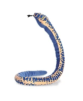 Aurora X-Large Kusheez Snake Playful Plush Toy Blue 52"