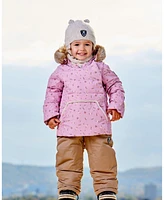 Deux par Baby Boys Two Piece Snowsuit Rose Printed Mini Flowers - Infant|Toddler